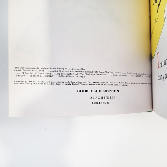 Dr Seuss Vintage Matte Hardcover Books Lot 2 - Picture 8 of 16
